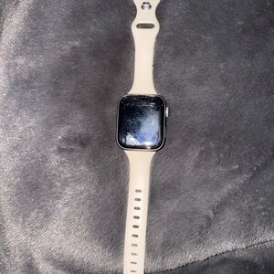 Apple Smartwatch with Light Beige Band